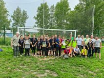 открытие футбольной площадки в с.Сабаево