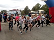 На старте